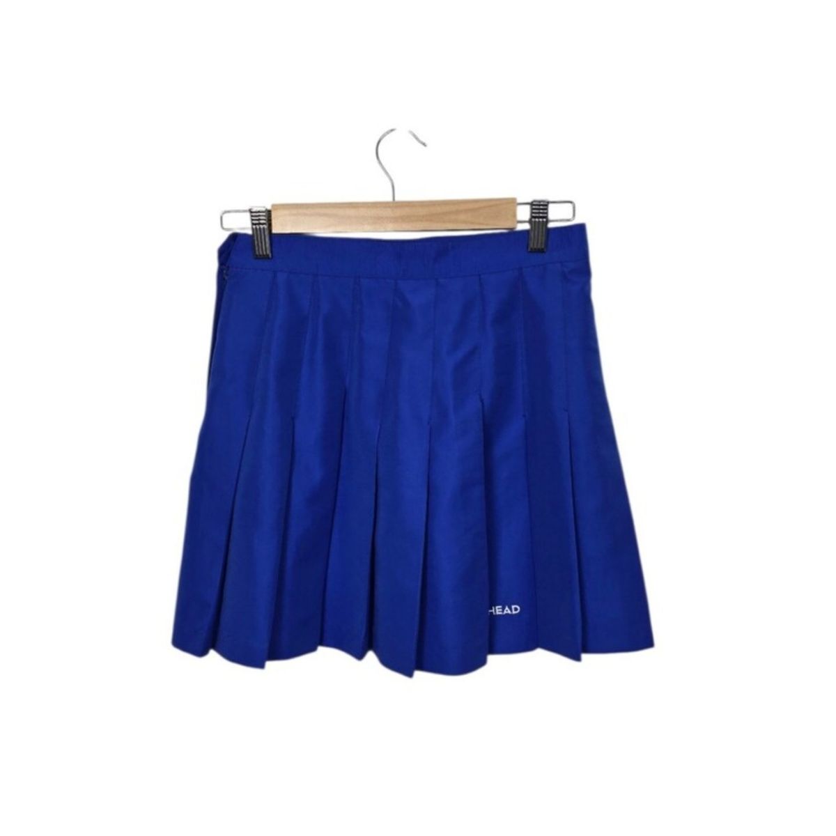 Vintage Head Pleated Lightweight Mini Tennis Skirt Women's 8 Royal Blue