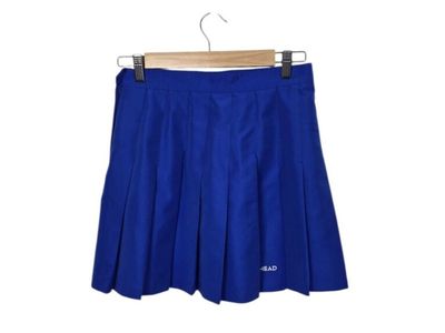 Vintage Head Pleated Lightweight Mini Tennis Skirt Women's 8 Royal Blue