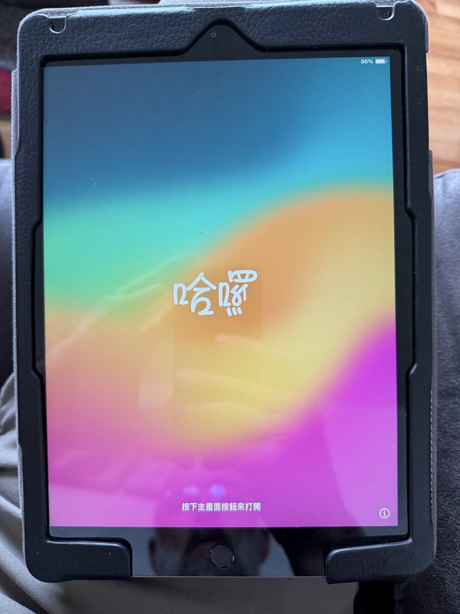 iPad 6 w/ Leather Case 32 GB
