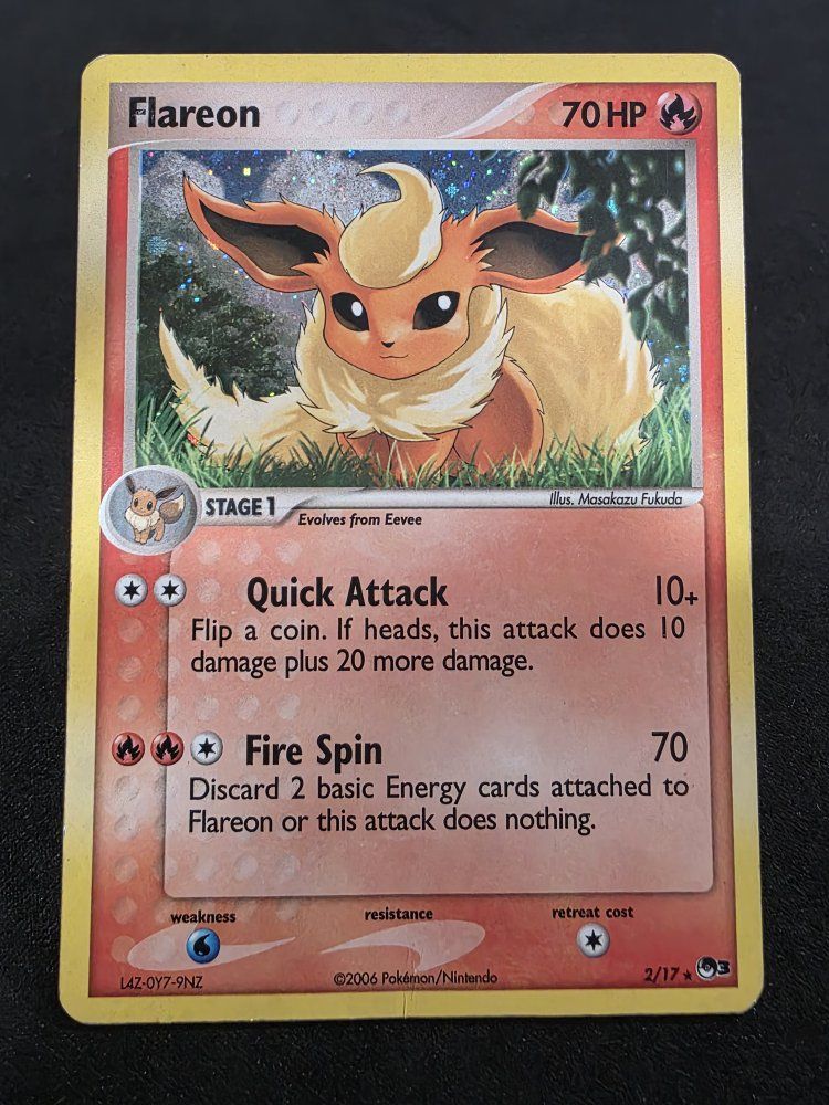 Flareon POP Series 3 Holo Rare #2 [1.33]