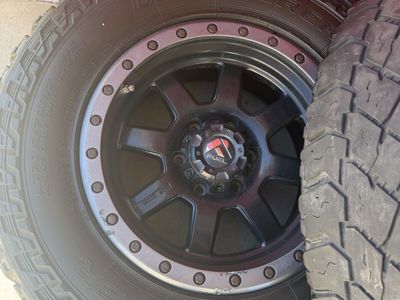 Fuel Wheels 6x5.5 with Cooper Discoverer S/T MAXX LT275/70R17 Tires for trade