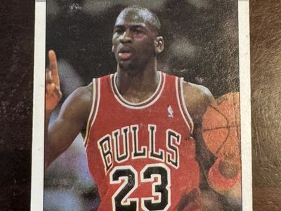 Michael Jordan 1987 Fleer #59 Chicago Bulls