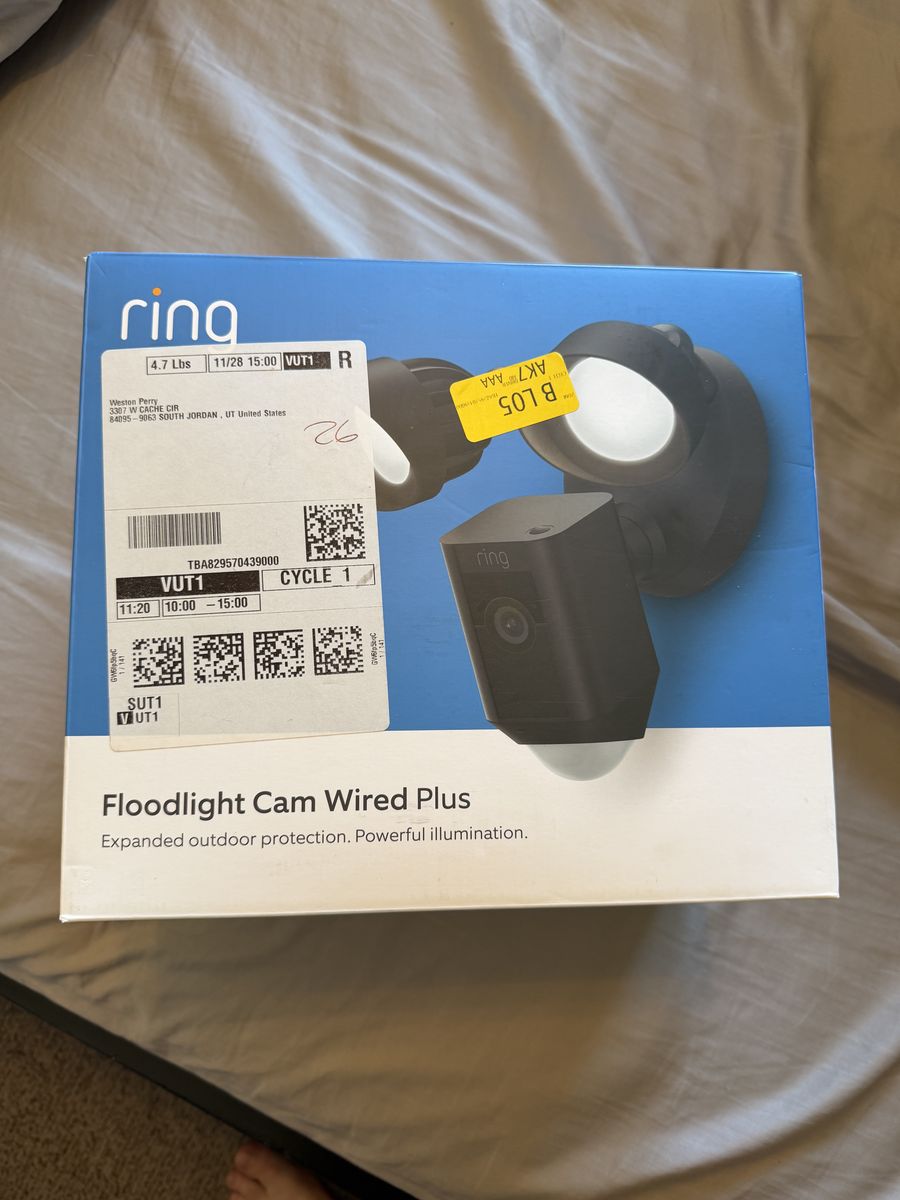 Ring Floodlight Can Wired Plus