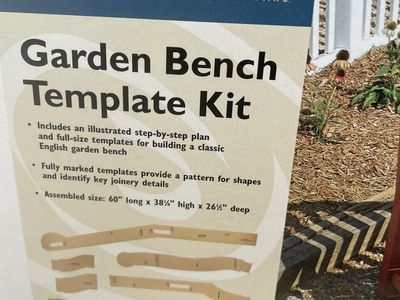 Rocker Garden Bench Temp;ate Kit