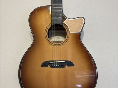 Alvarez AG610 Acoustic Guitar – Professionally Set Up + Hard Case, Travel Case & Accessories
