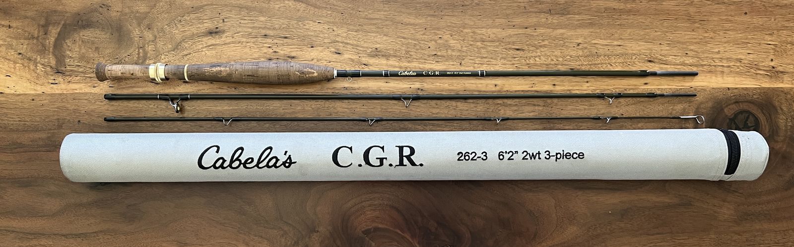 Cabela's C.G.R. -6'2" 3-piece 2 weight rod