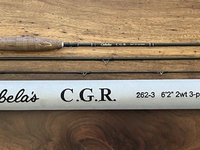 Cabela's C.G.R. -6'2" 3-piece 2 weight rod