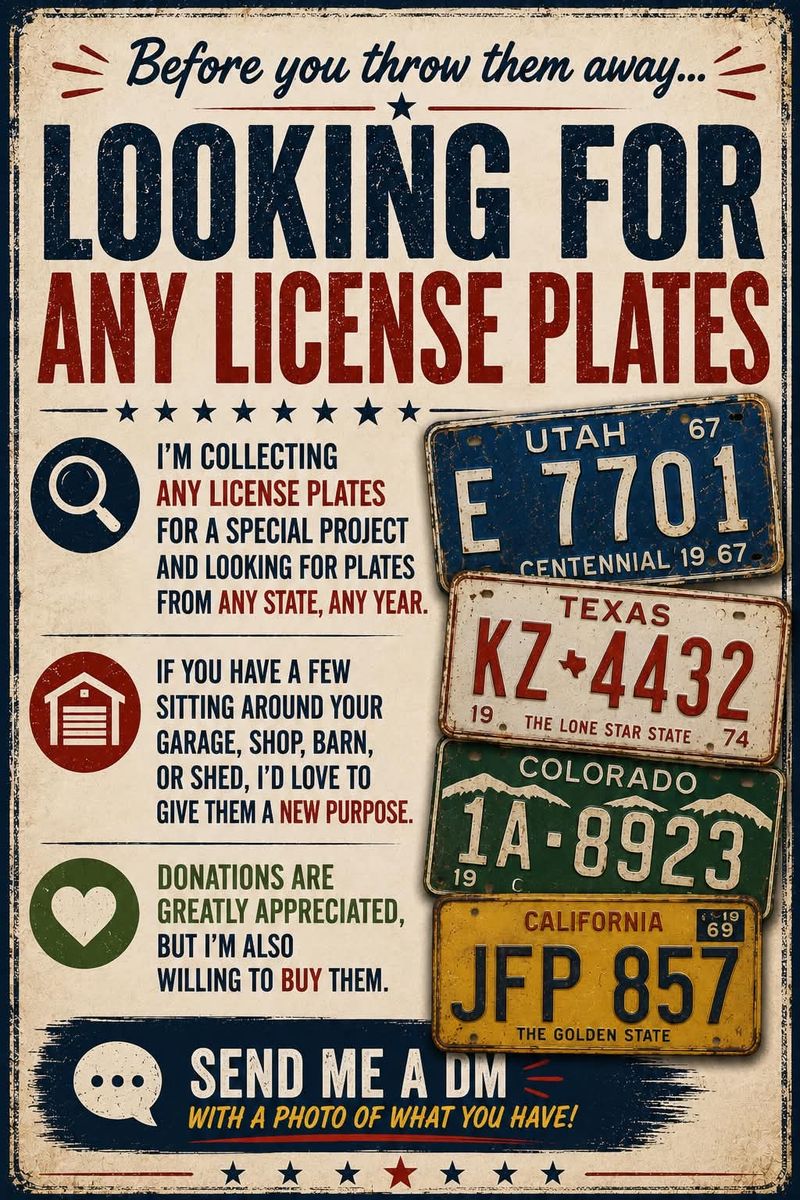 Used License plates