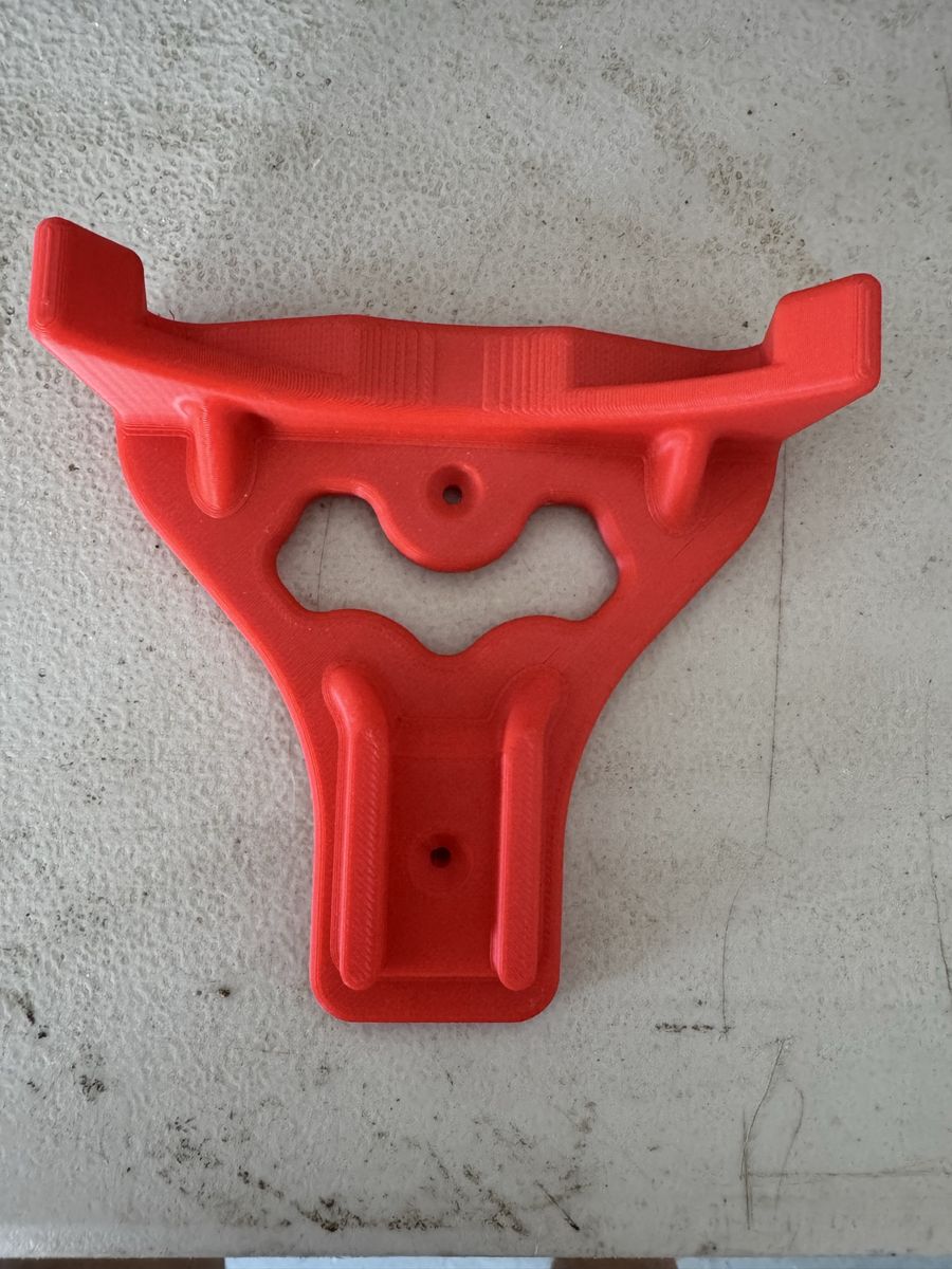 Milwaukee Fuel Blower Wall Mount Holder - Red, 3D Printed