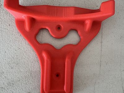 Milwaukee Fuel Blower Wall Mount Holder - Red, 3D Printed