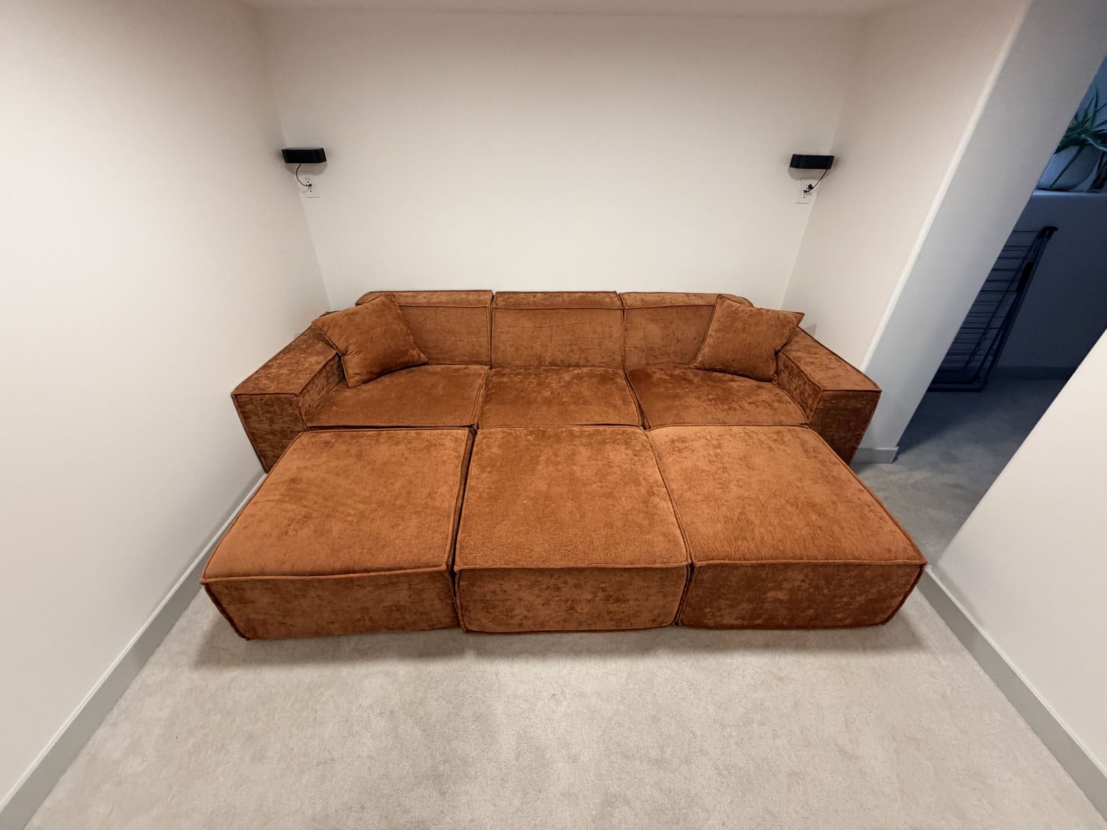 Rove Lab M1 Modular Sectional + 2 Ottomans — $750