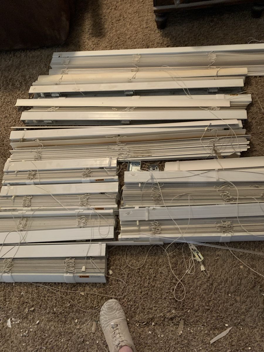 Free used mini blinds