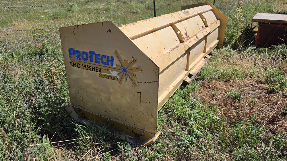ProTech Sno Pusher Skidsteer Snow Plow 10ft