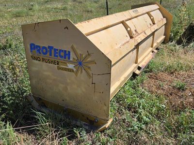 ProTech Sno Pusher Skidsteer Snow Plow 10ft