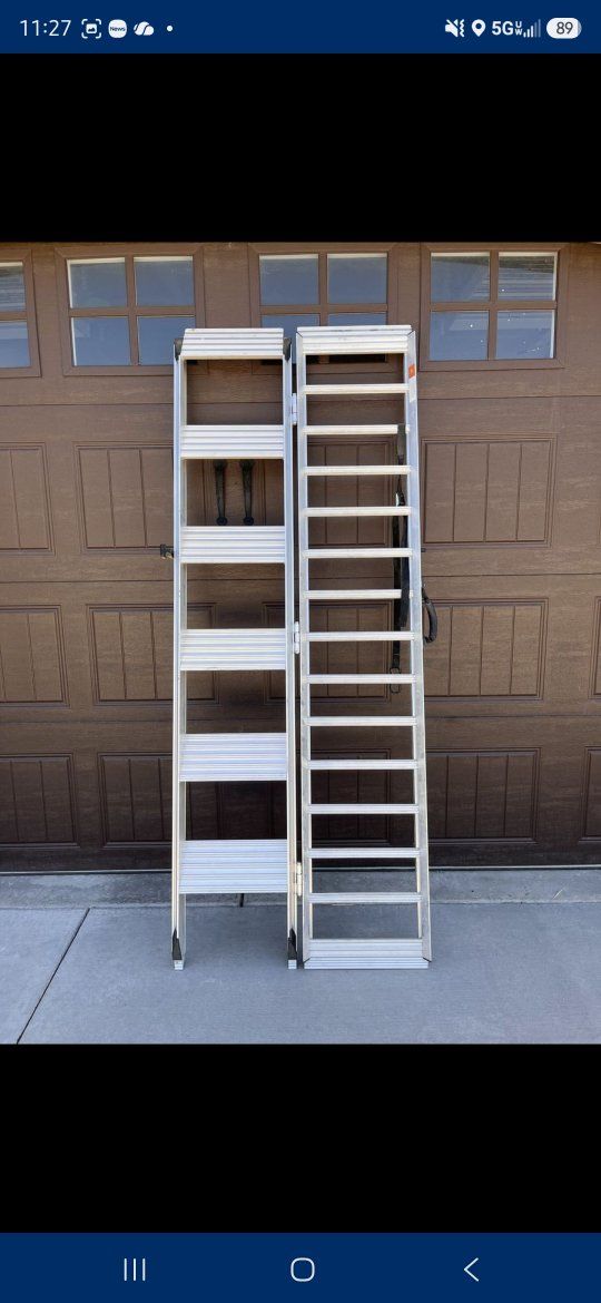 StepRamp® SR-B6 6-Step Aluminum Dirt Bike Loading Ramp 