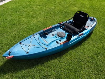 Lifetime Blue Sit-On-Top Fishing Kayak - 10 ft 3 in with Adjustable Seat