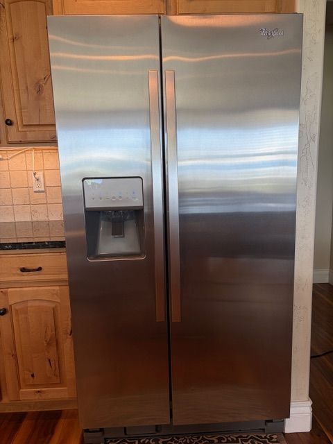 2018 Whirlpool Stainless Side-by-Side Refrigerator