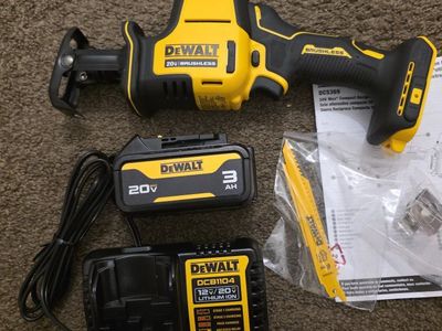 New Dewalt 20V MAX Atomic Reciprocating Saw Kit