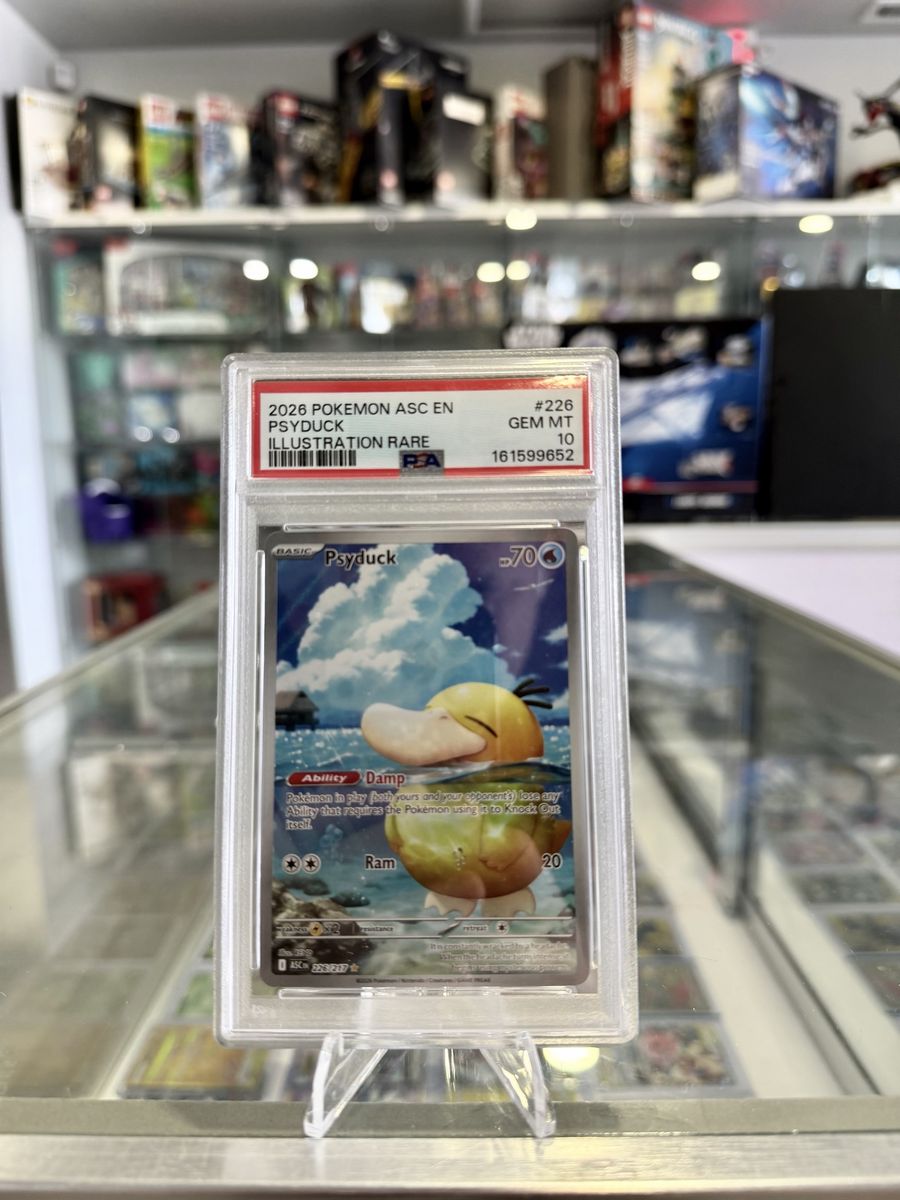 Pokemon 2026 Psyduck 226/217 Illustration Rare Ascended Heroes GEM MINT PSA 10