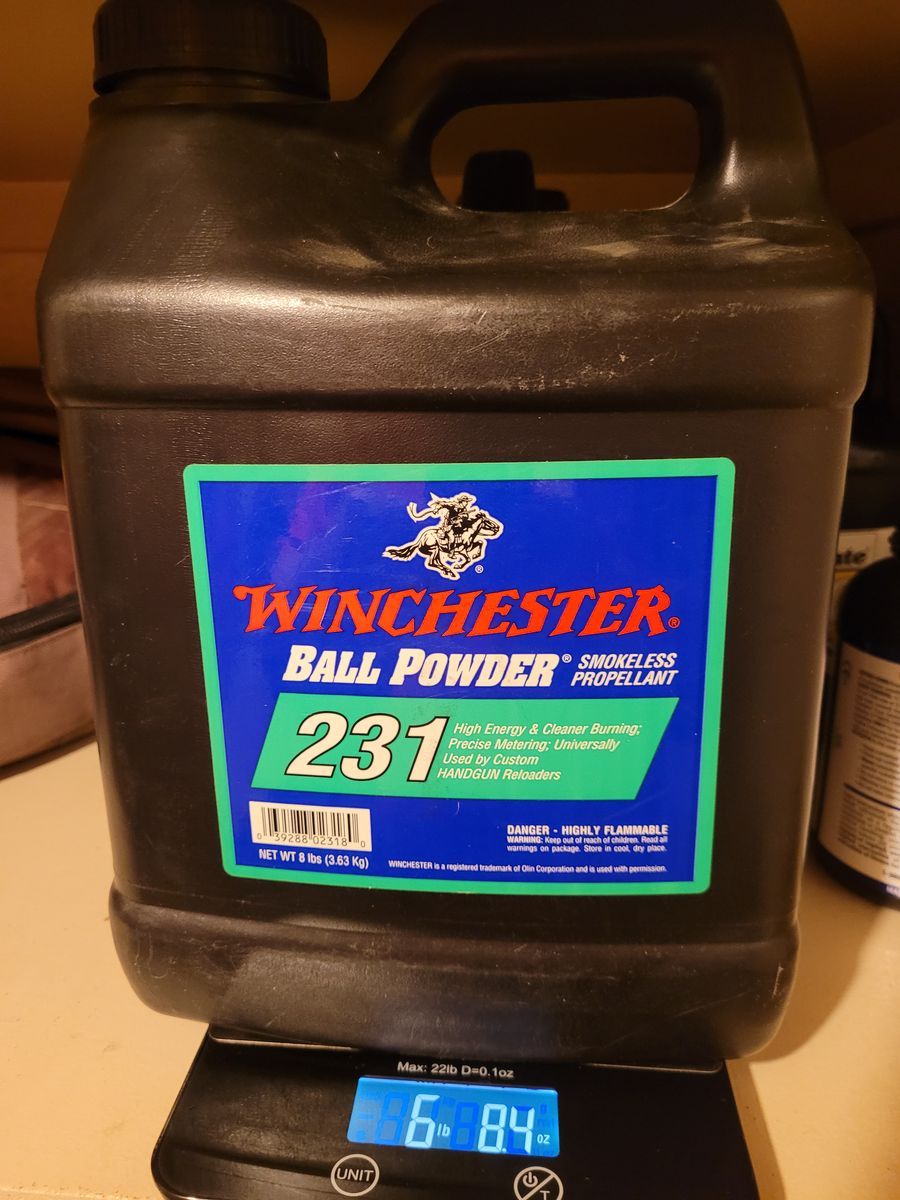 Opened container 6lbs Smokeless Powder
