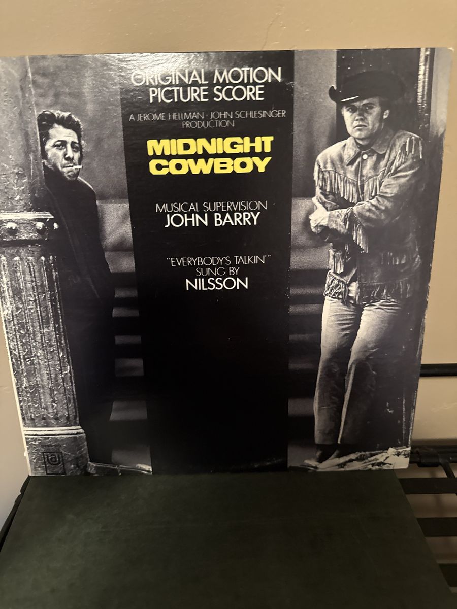 Midnight Cowboy Original Motion Picture Score Vinyl LP Record - John Barry Nilsson