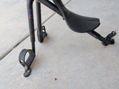 Mac Ride Front Mounted Child Bike Seat - Black