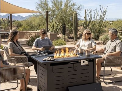 40" Propane Fire Pit Table — Brand New