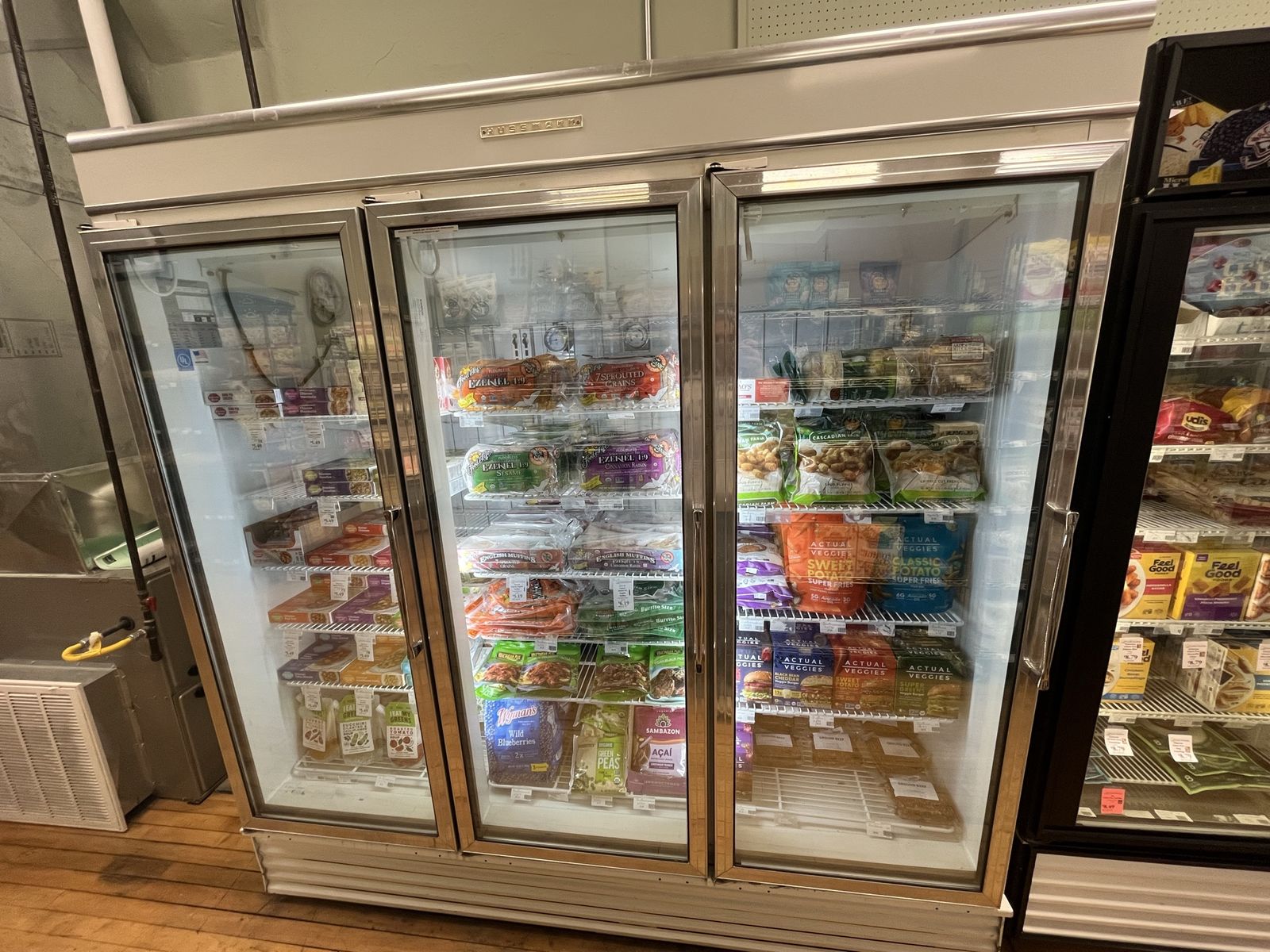 Hussmann 3 Door Commercial Freezer