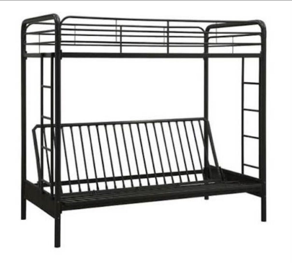 Metal Frame Futon Bunk Bed