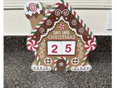 Christmas gingerbread countdown