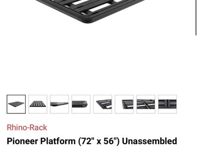 Rhino Rack Pioneer Roof Rack Platform 72 X 56