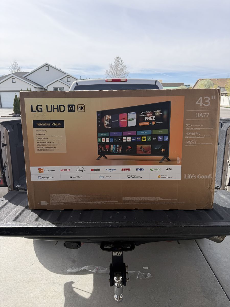 LG 43" 43UA7500ZUA 4K UHD UA75 AI Smart TV (2025)