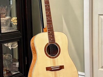 Custom, hand-built acoustic guitar. Local Luthier!