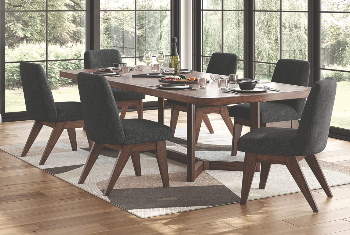 Dilenno 7pc. Extension Dining Table Set - Kitchen Table & Chairs - Action Home Furniture