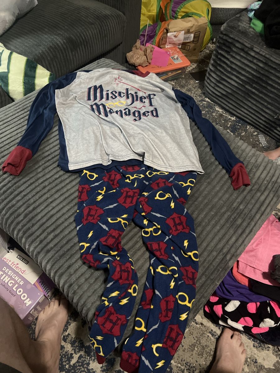 Harry Potter 'Mischief Managed' Pajama Set Size L