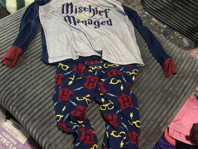 Harry Potter 'Mischief Managed' Pajama Set Size L
