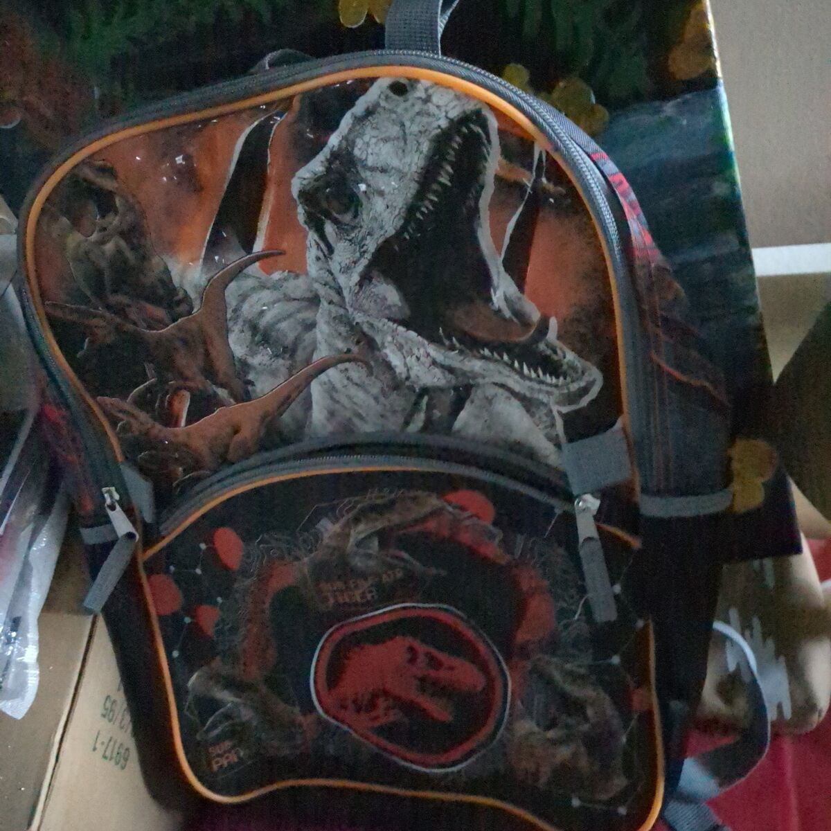 Jurassic park dinosaur backpack