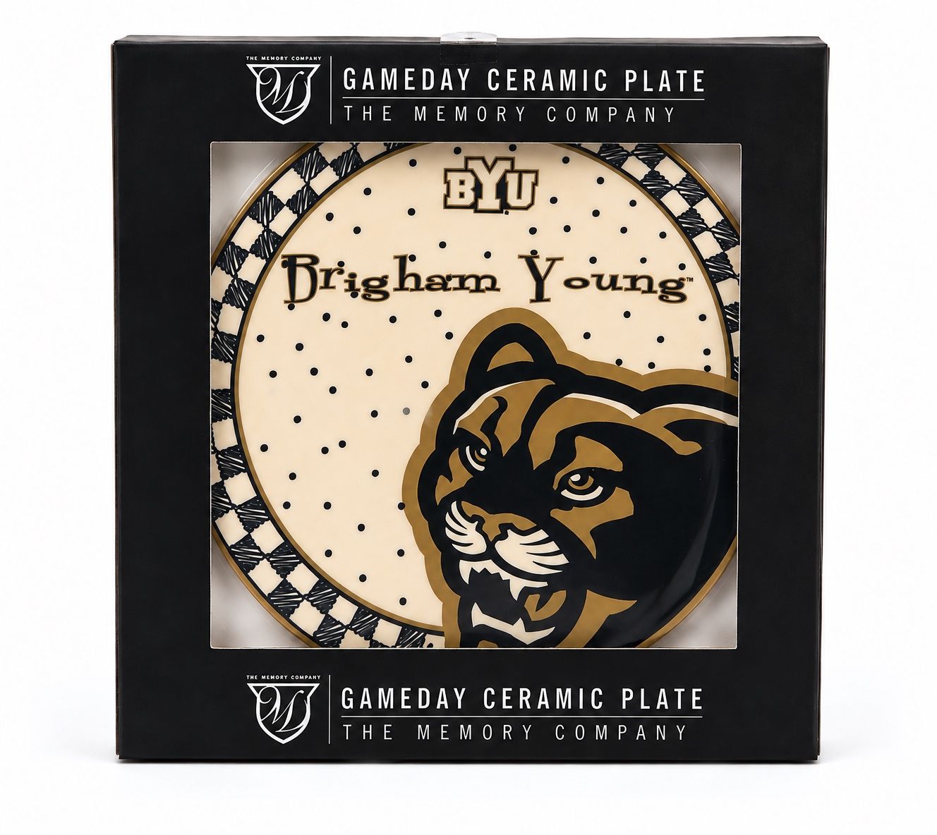 BYU Brigham Young Gameday Ceramic Plate – New in Box