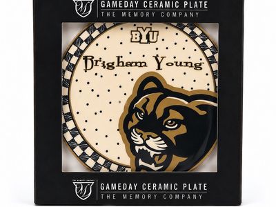 BYU Brigham Young Gameday Ceramic Plate – New in Box
