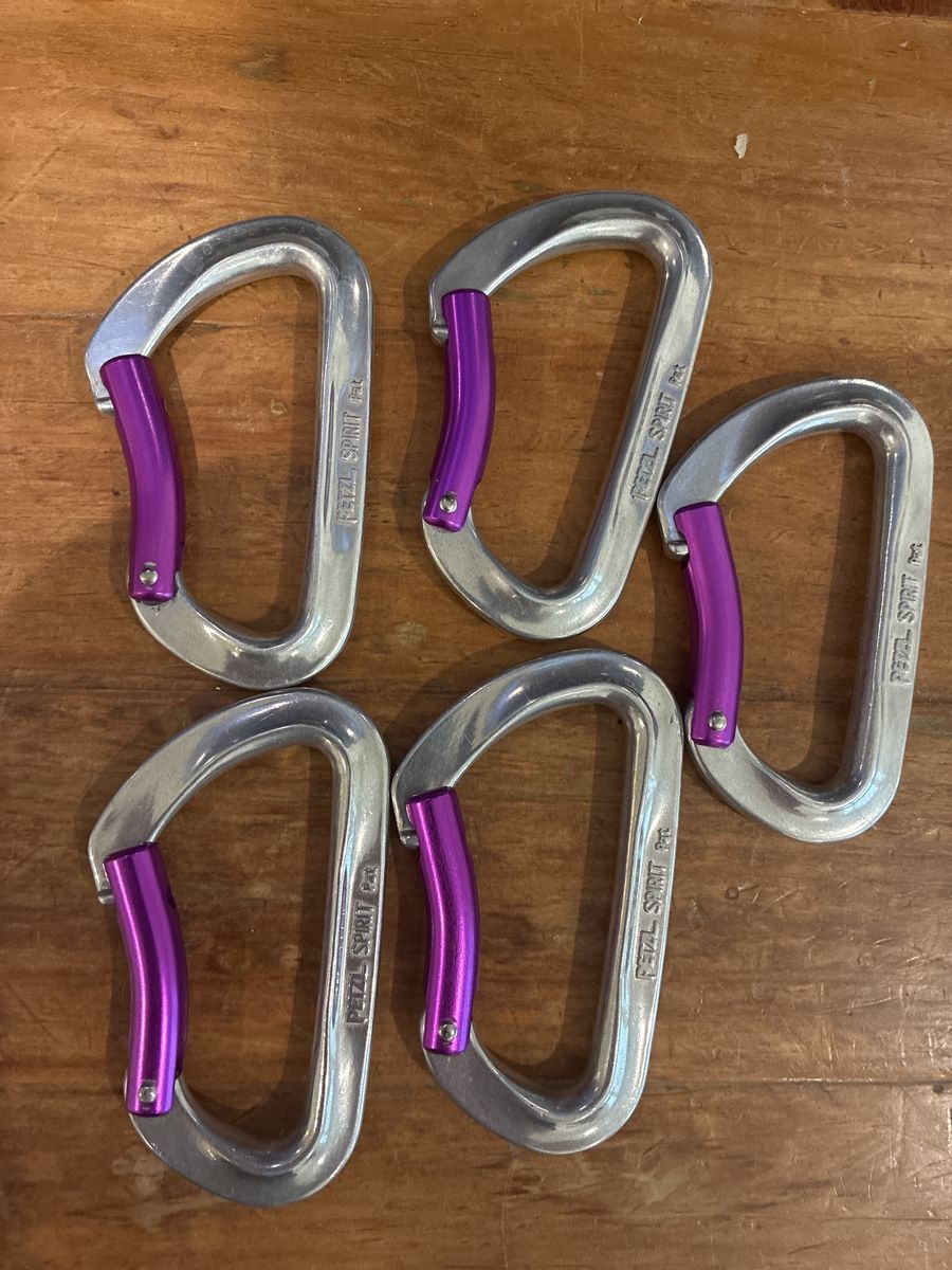 Petzl Spirit Carabiners - 5 pack