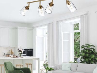 Gold Bathroom vanity light/ Track lighting