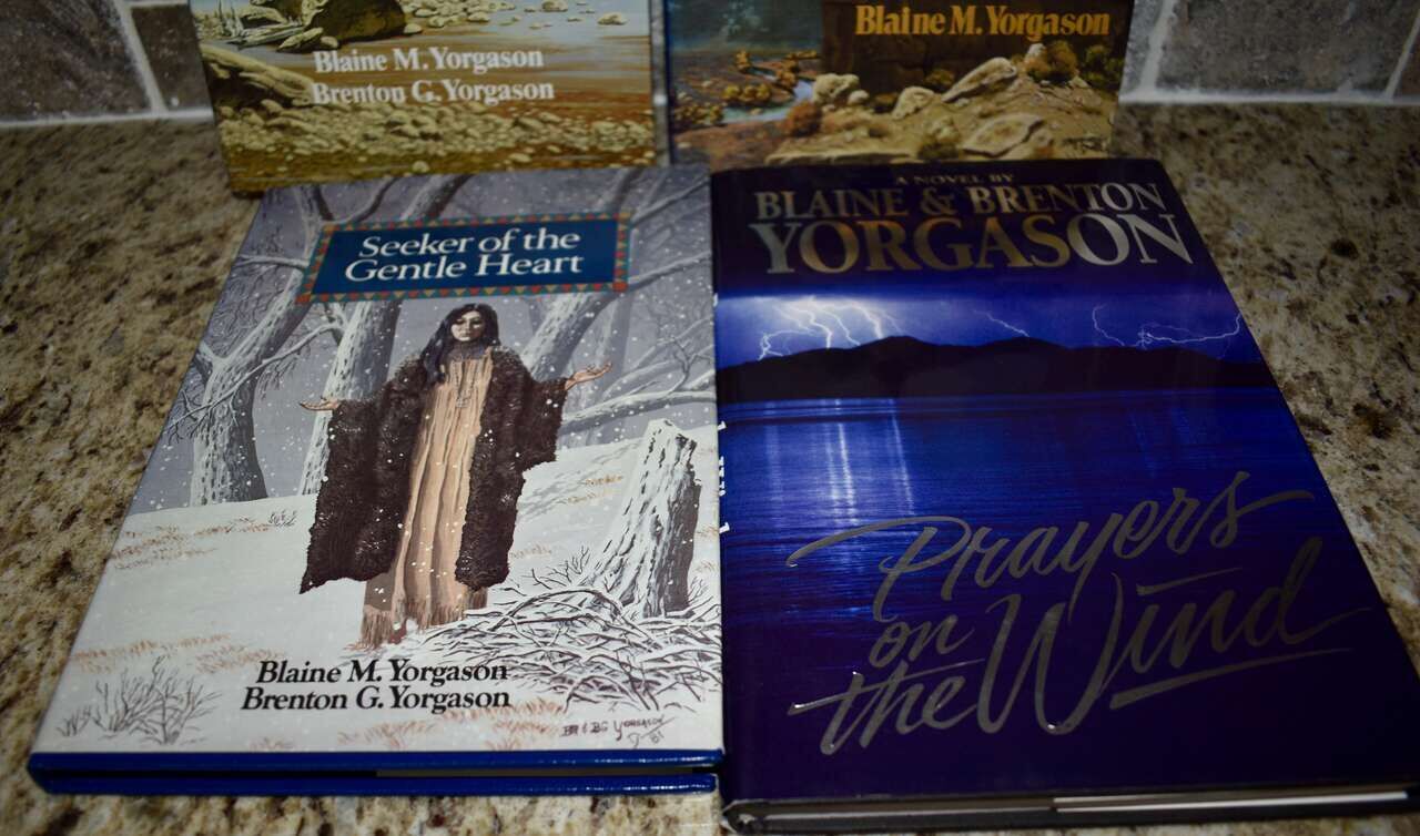 2 Great Hardback Books By Yorganson- Seeker Of The Gentle Heart AND Prayers On The Wind