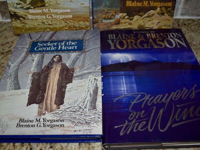 2 Great Hardback Books By Yorganson- Seeker Of The Gentle Heart AND Prayers On The Wind