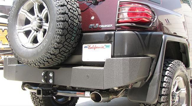 FJ Crusier Body armor 4x4 steel rear bumper