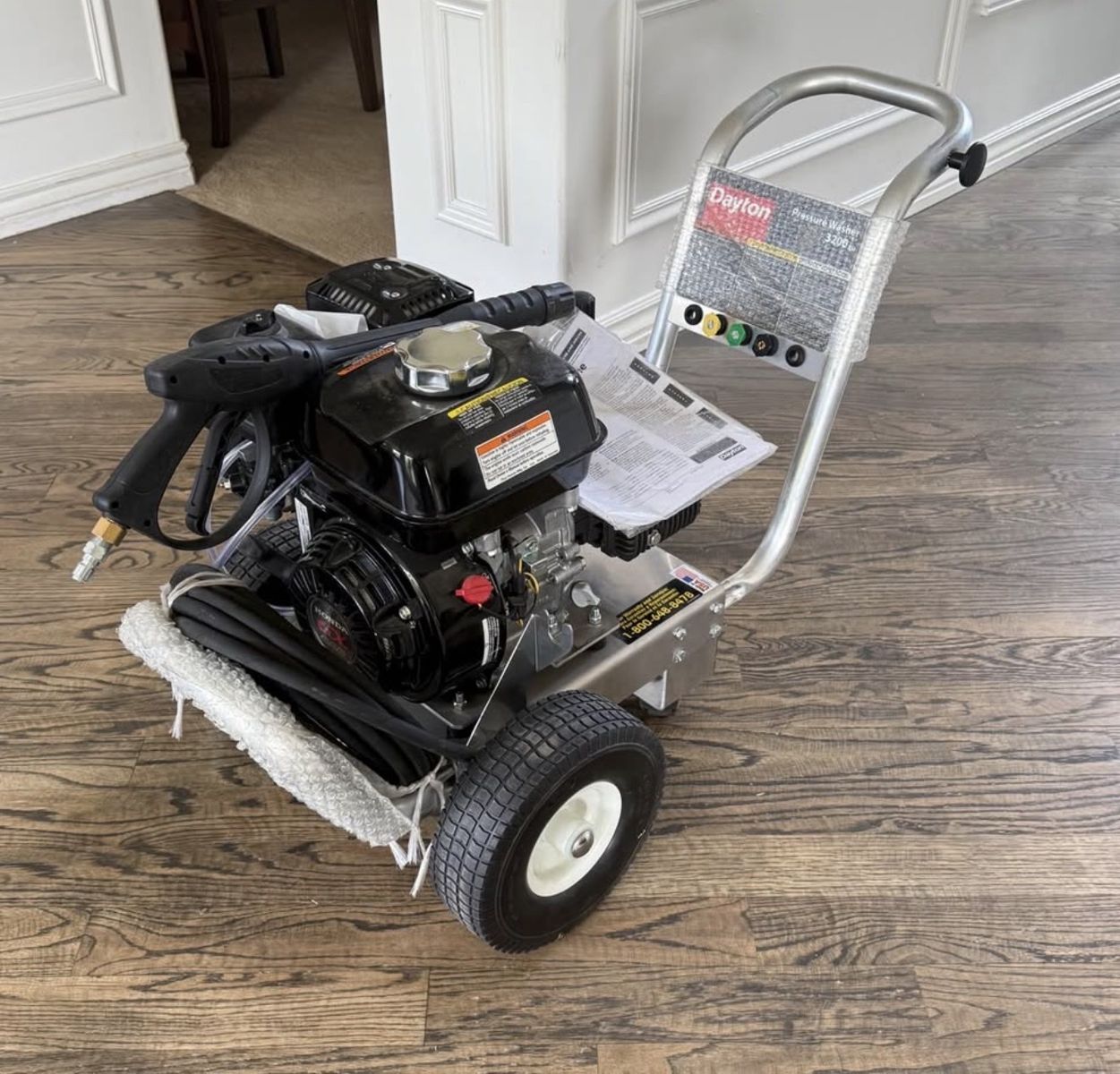 BRAND NEW Dayton 3200 PSI Pressure Washer - Gas-Powered for Heavy-Duty Cleaning