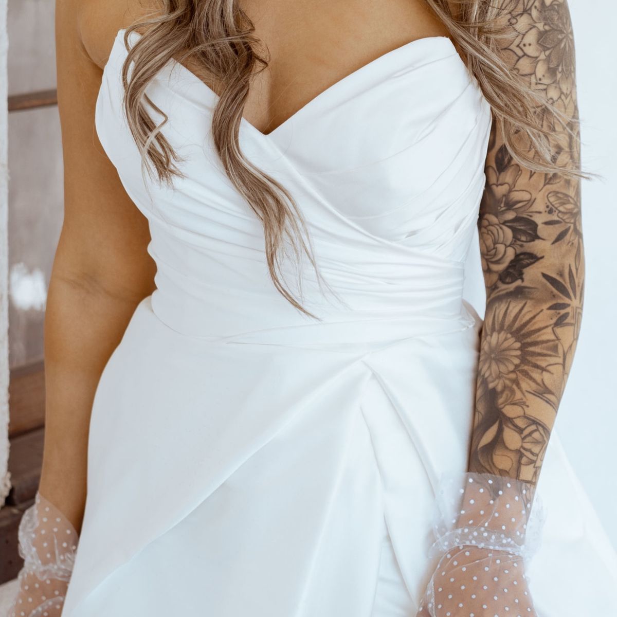 Morilee sweetheart corset top wedding dress Size 8