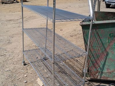 Wire Storage Rack With Wheels