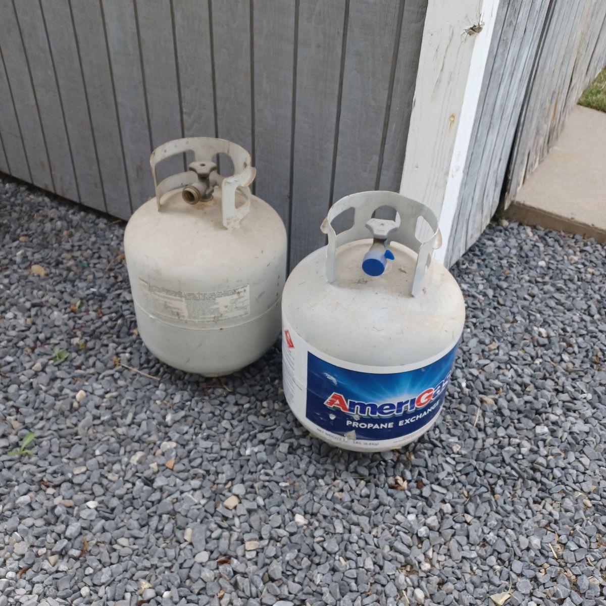 Empty propane tanks $15 ea.