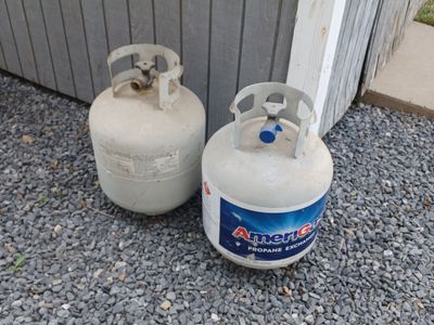 Empty propane tanks $15 ea.