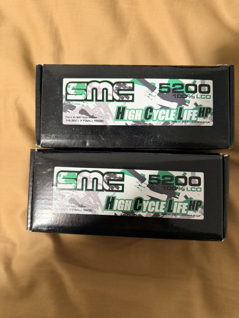 (x2) SMC 4s lipos